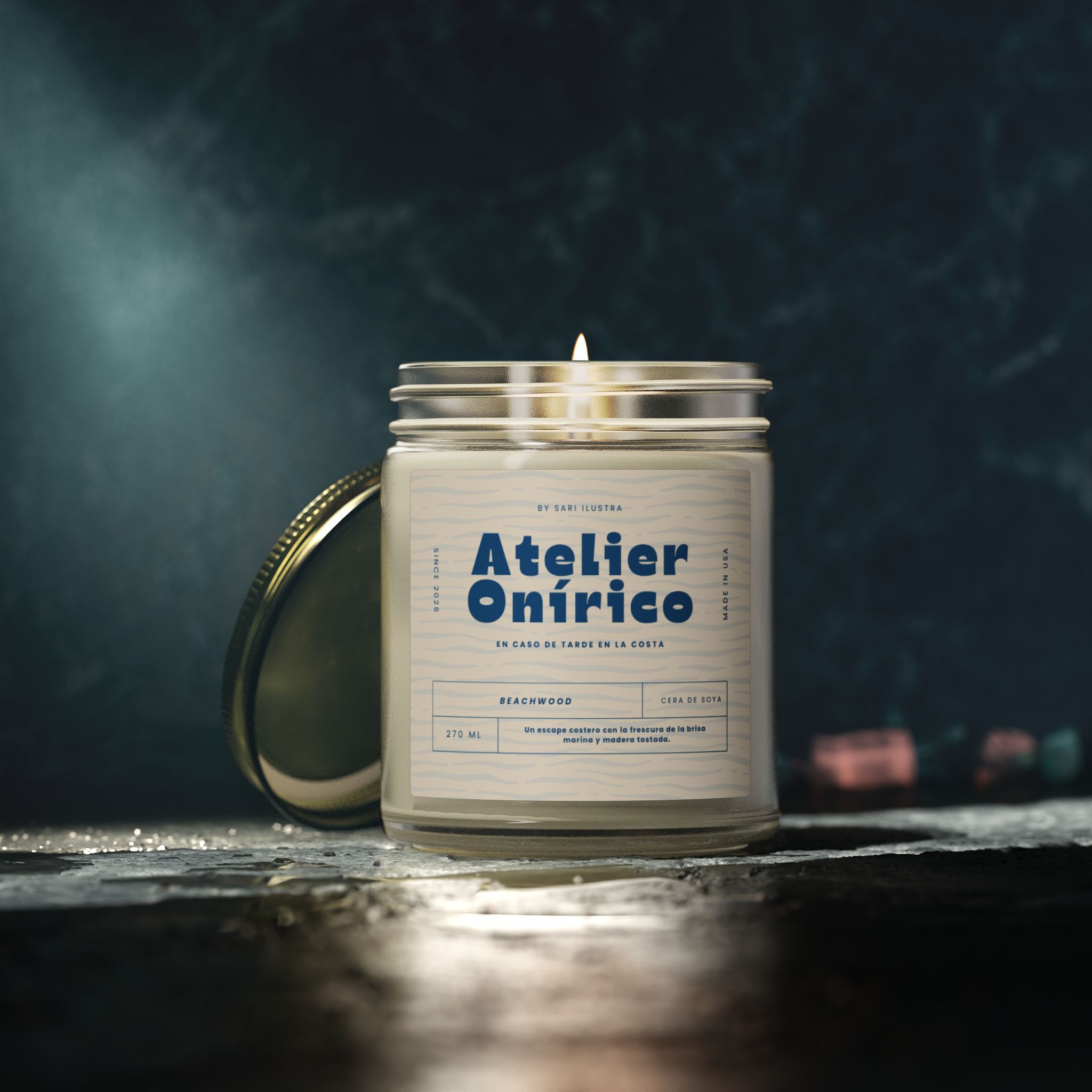 Vela Atelier Onírico Aroma Beachwood: imagen 6