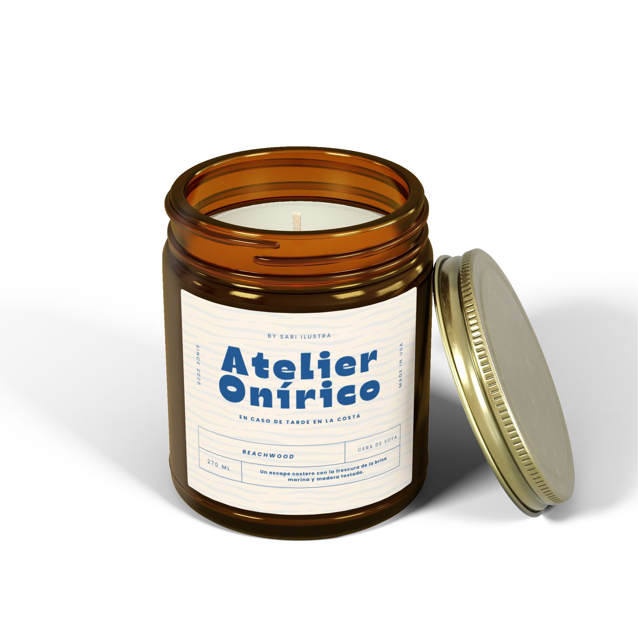 Vela Atelier Onírico Aroma Beachwood: imagen 10
