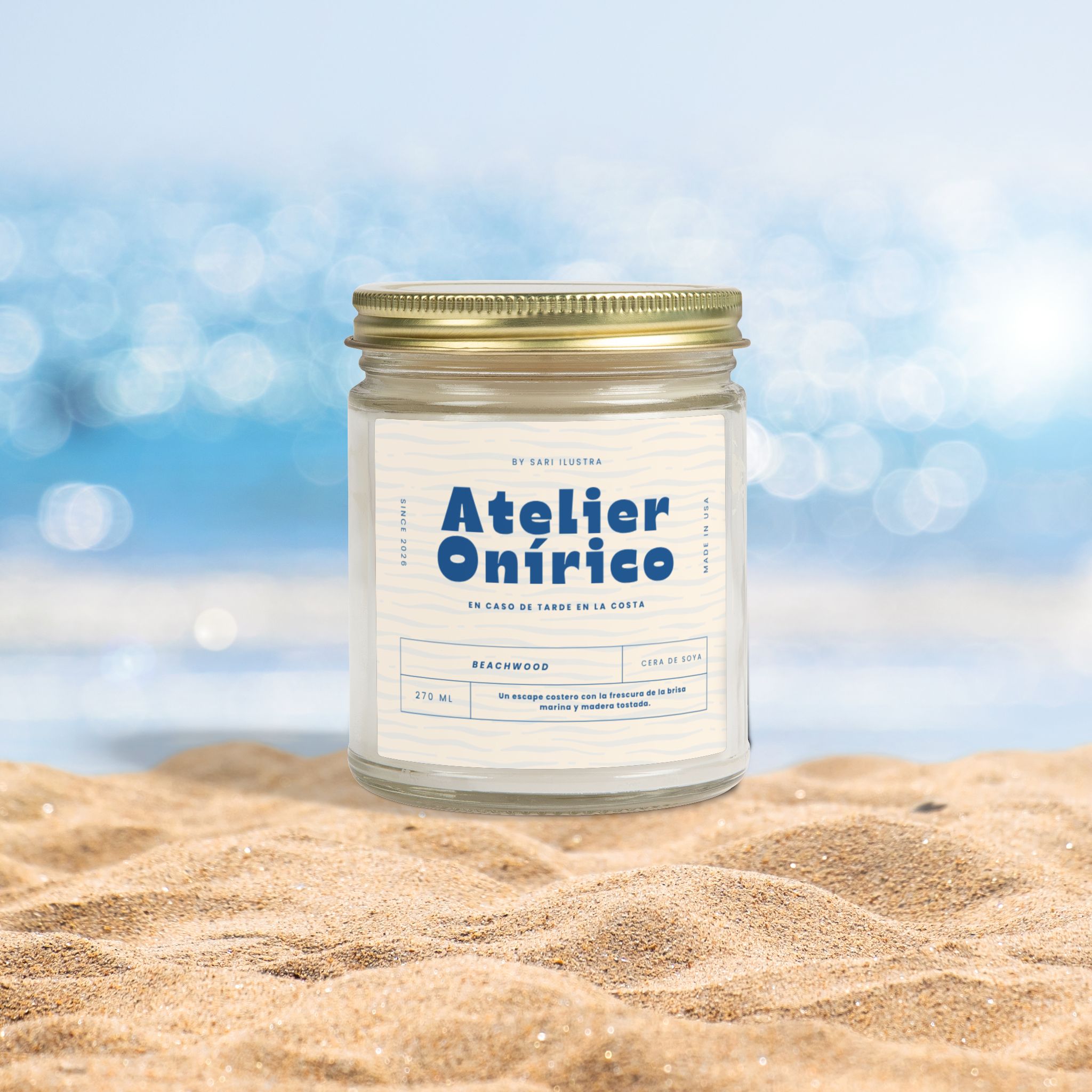 Vela Atelier Onírico Aroma Beachwood: imagen 4