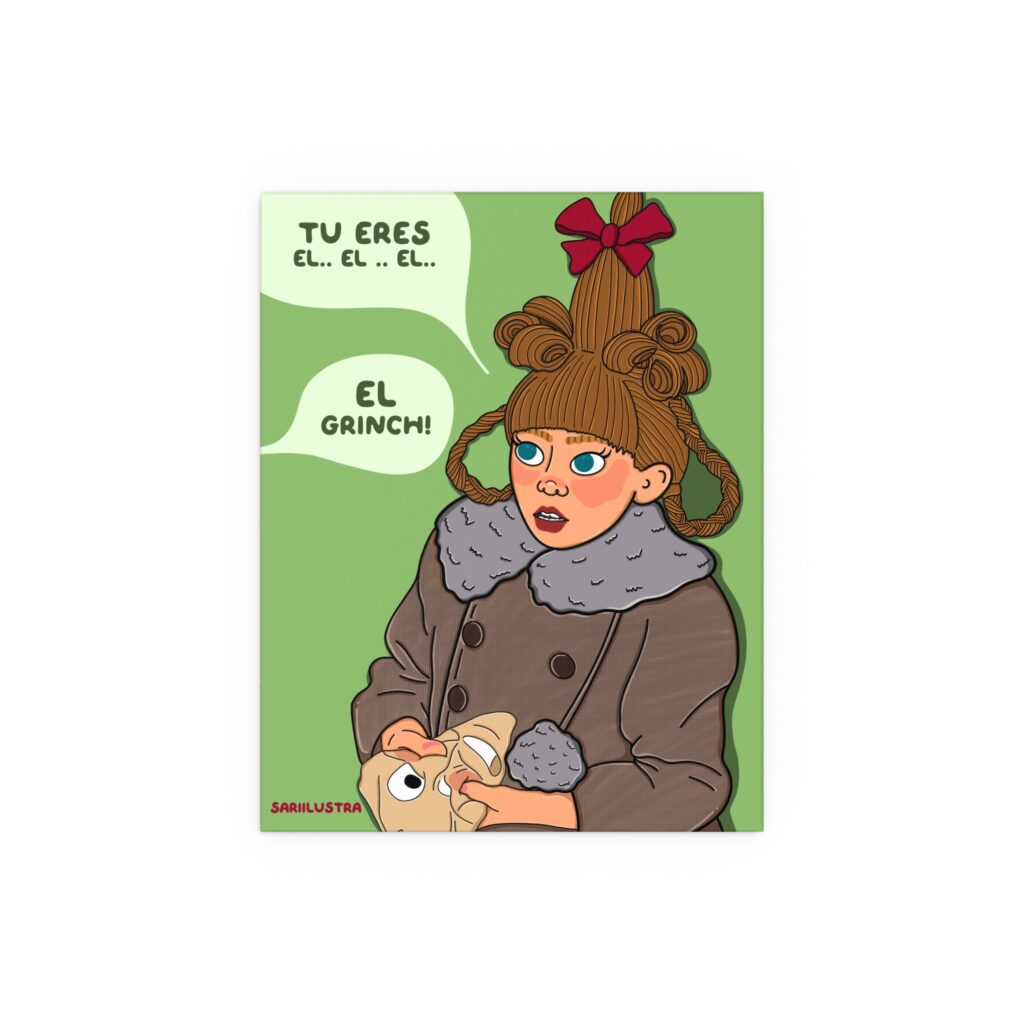 Póster Cindy Lu Pop Art Navideño