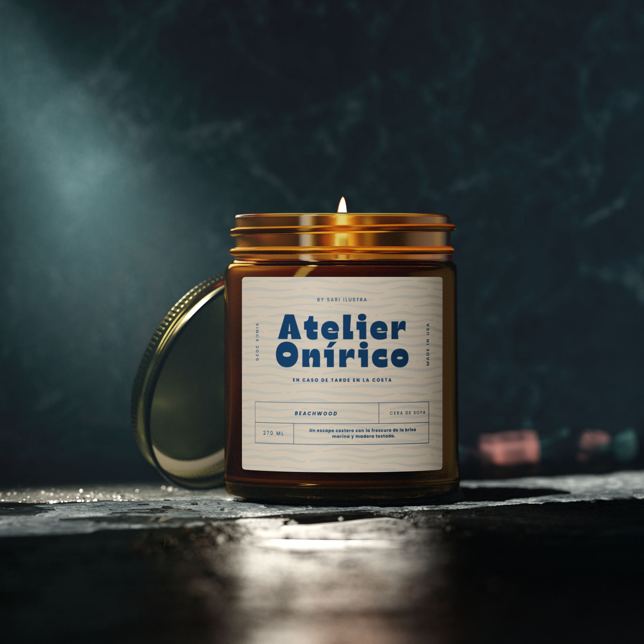 Vela Atelier Onírico Aroma Beachwood: imagen 11