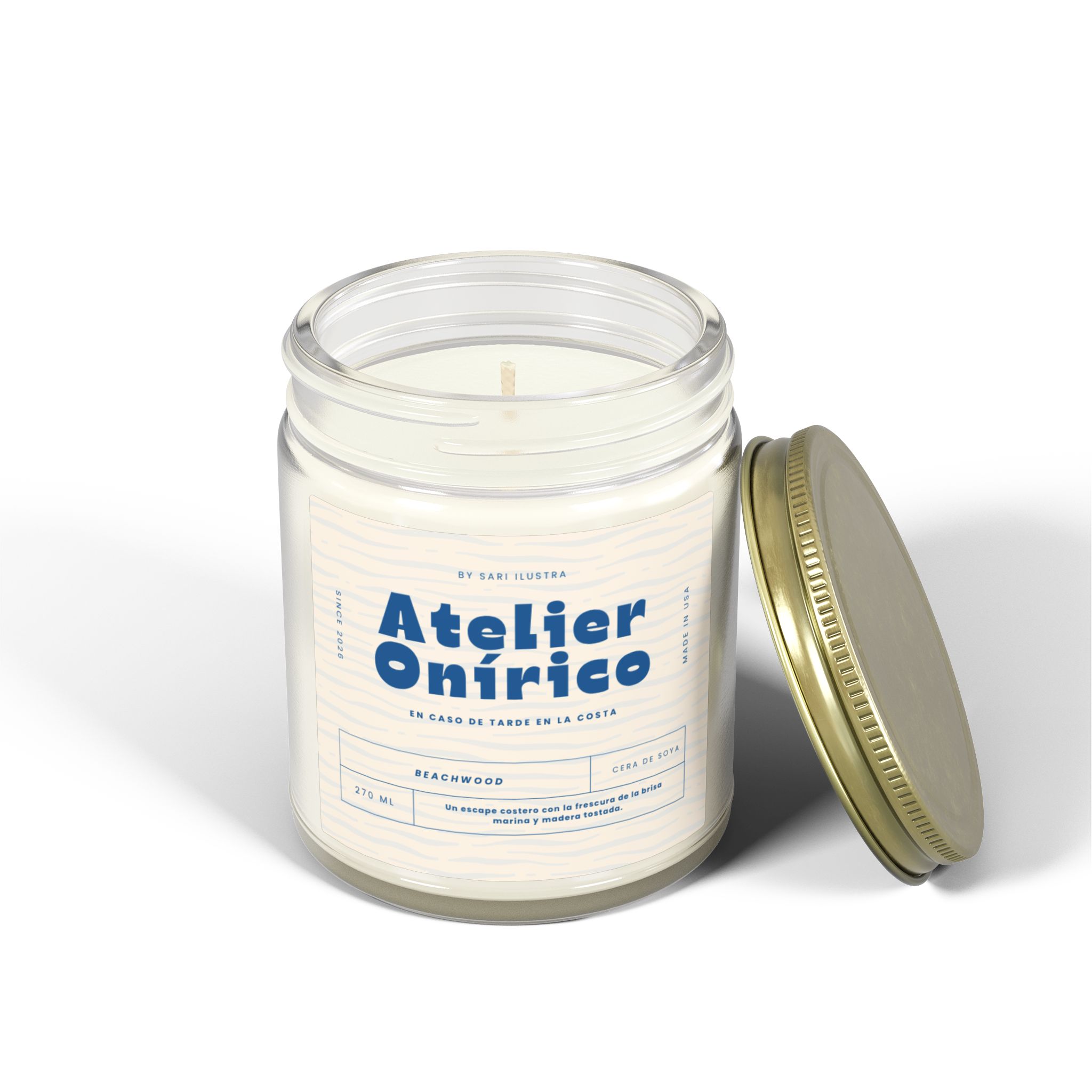 Vela Atelier Onírico Aroma Beachwood: imagen 5