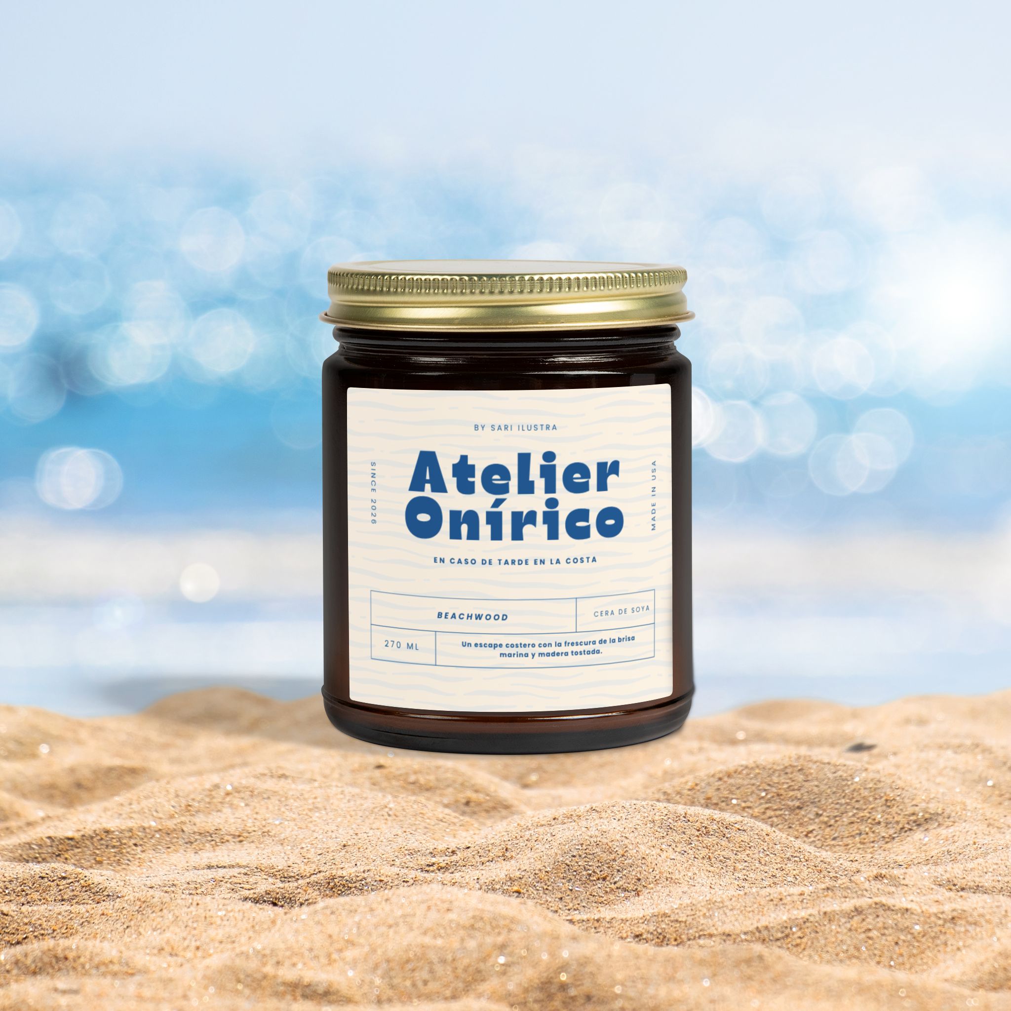 Vela Atelier Onírico Aroma Beachwood: imagen 9