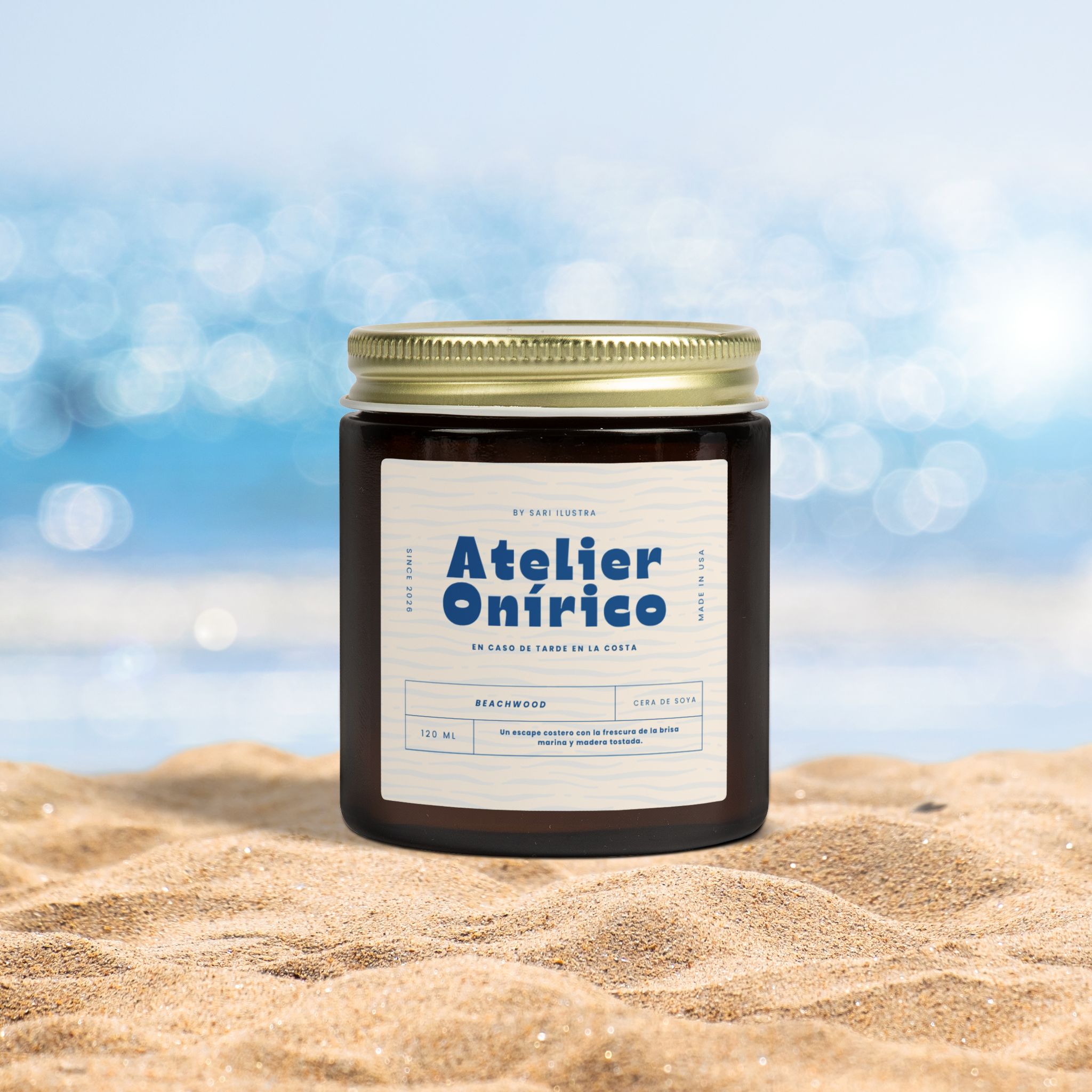 Vela Atelier Onírico Aroma Beachwood: imagen 7