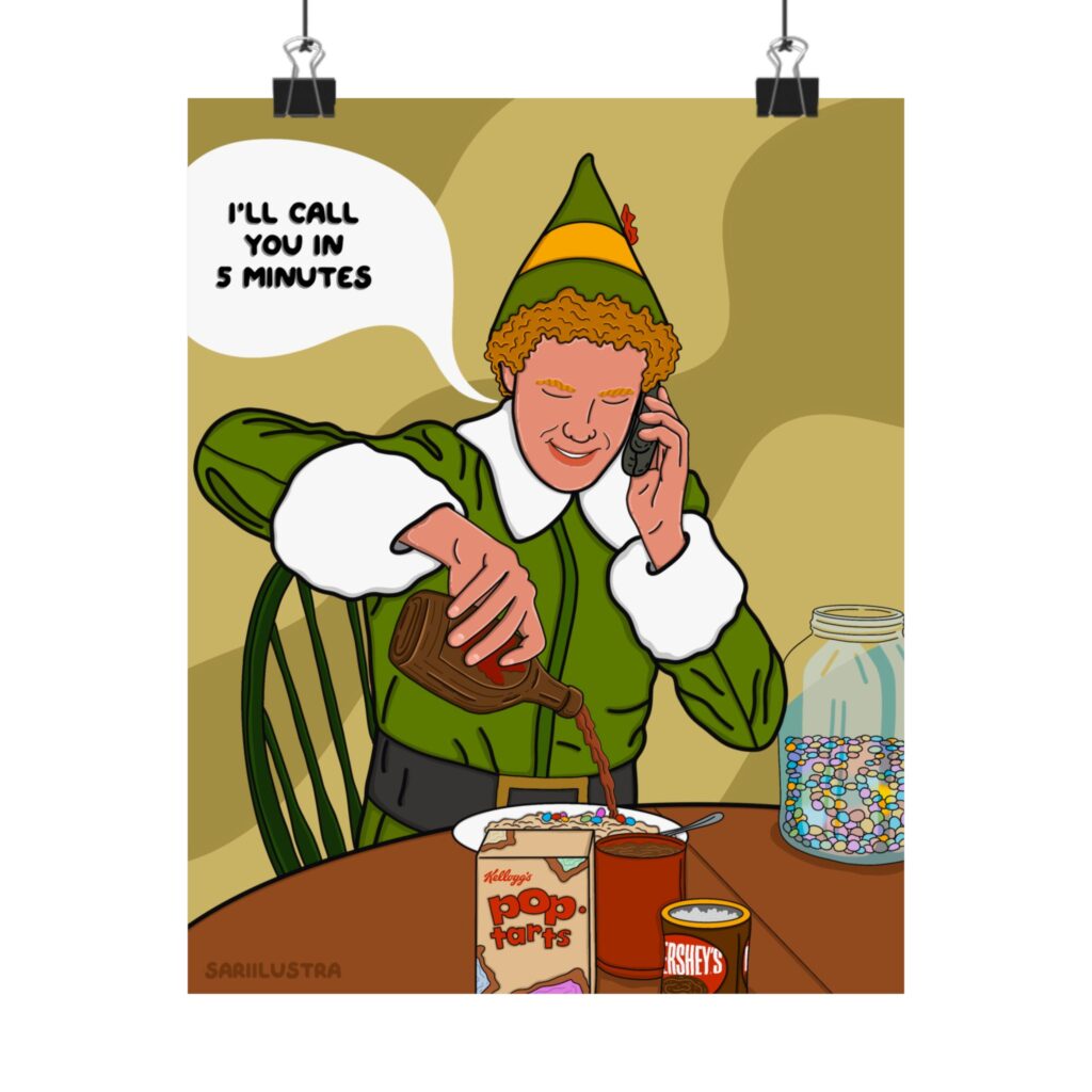 Póster Elf "El coding del Jarabe"
