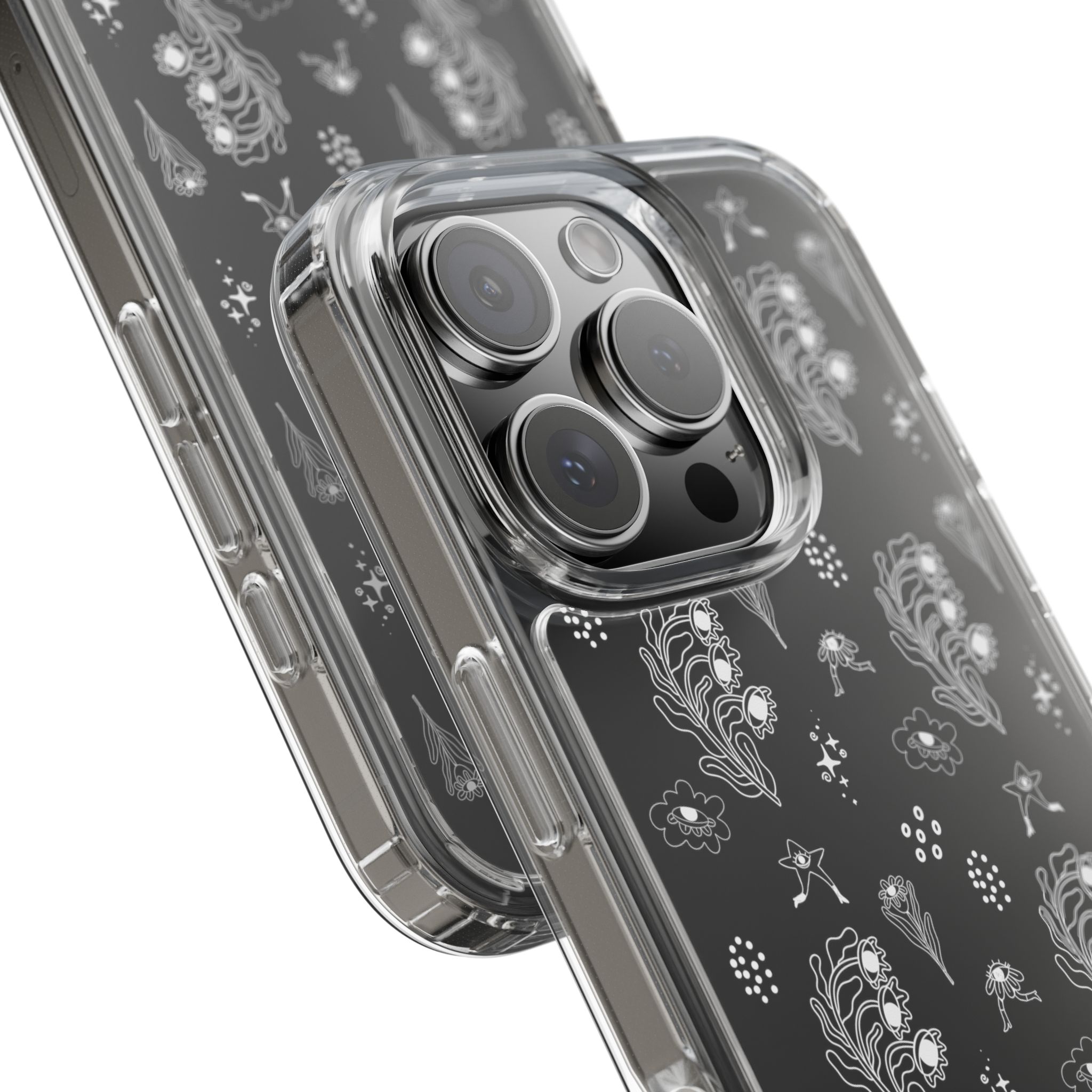 Funda Transparente  Flor Surrealista: imagen 13