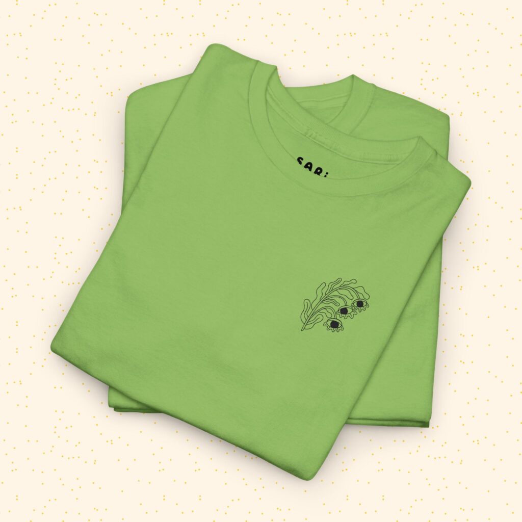 Playera de Algodón Flor Surrealista