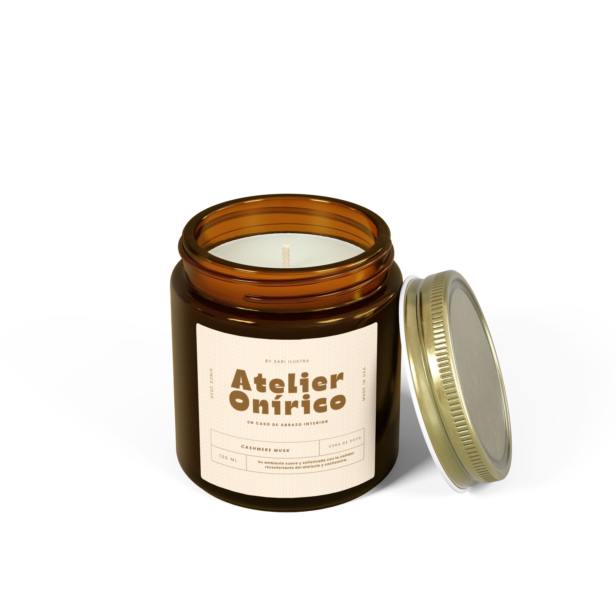 Vela Atelier Onírico Aroma Cashmere Musk: imagen 8