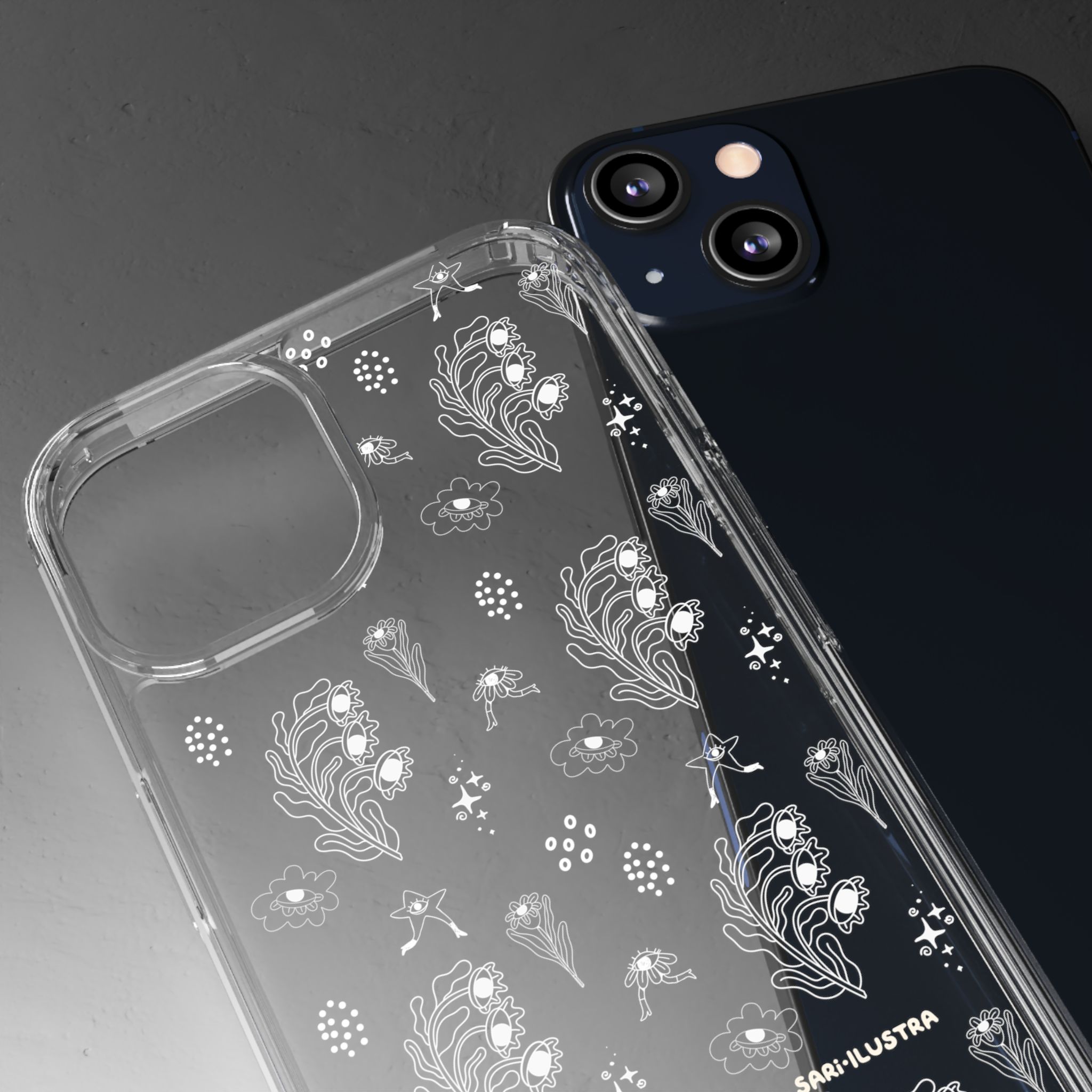 Funda Transparente  Flor Surrealista: imagen 4
