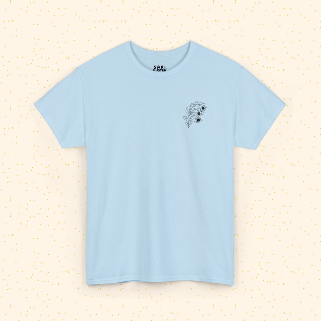 Playera de Algodón Flor Surrealista