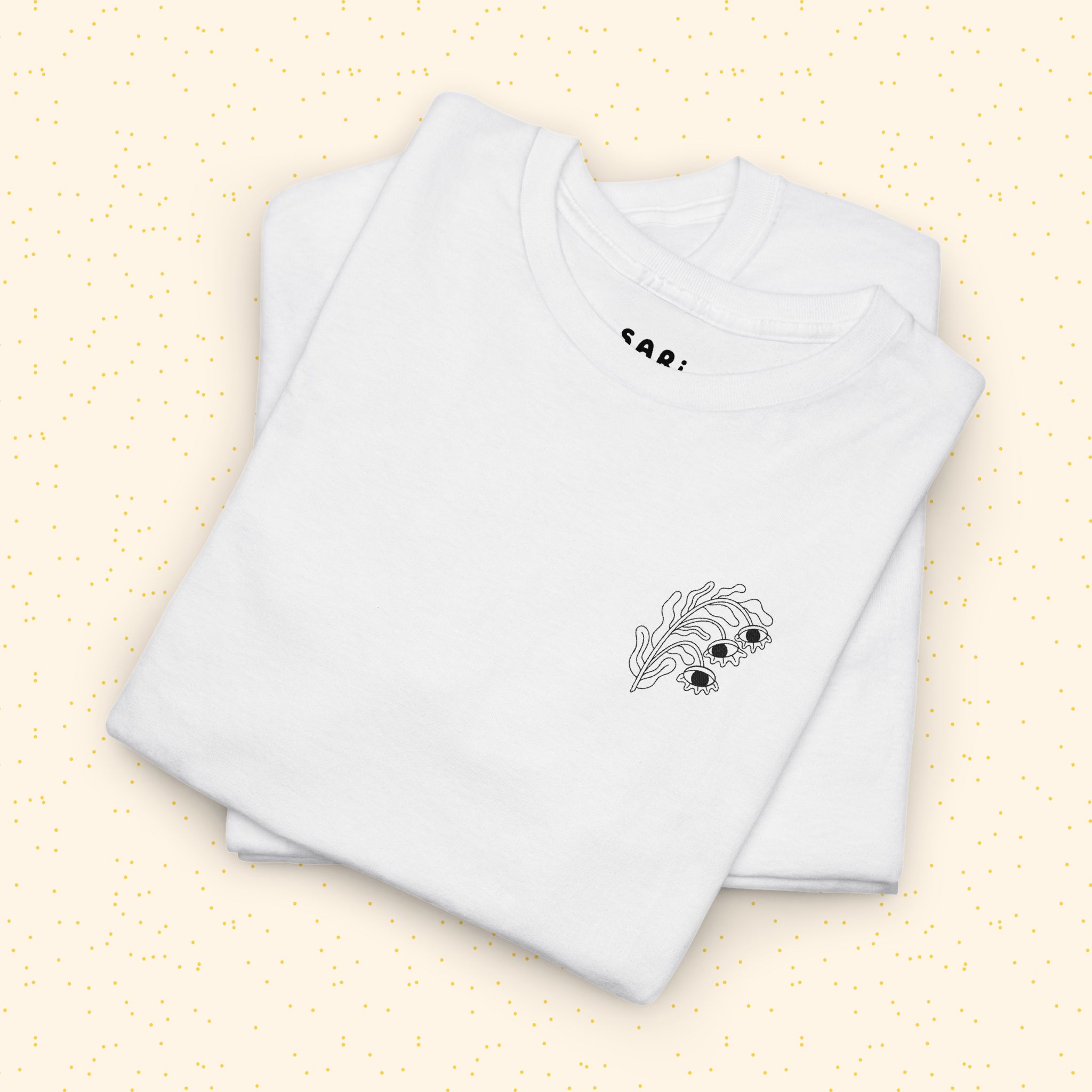 Playera de Algodón Flor Surrealista: imagen 2