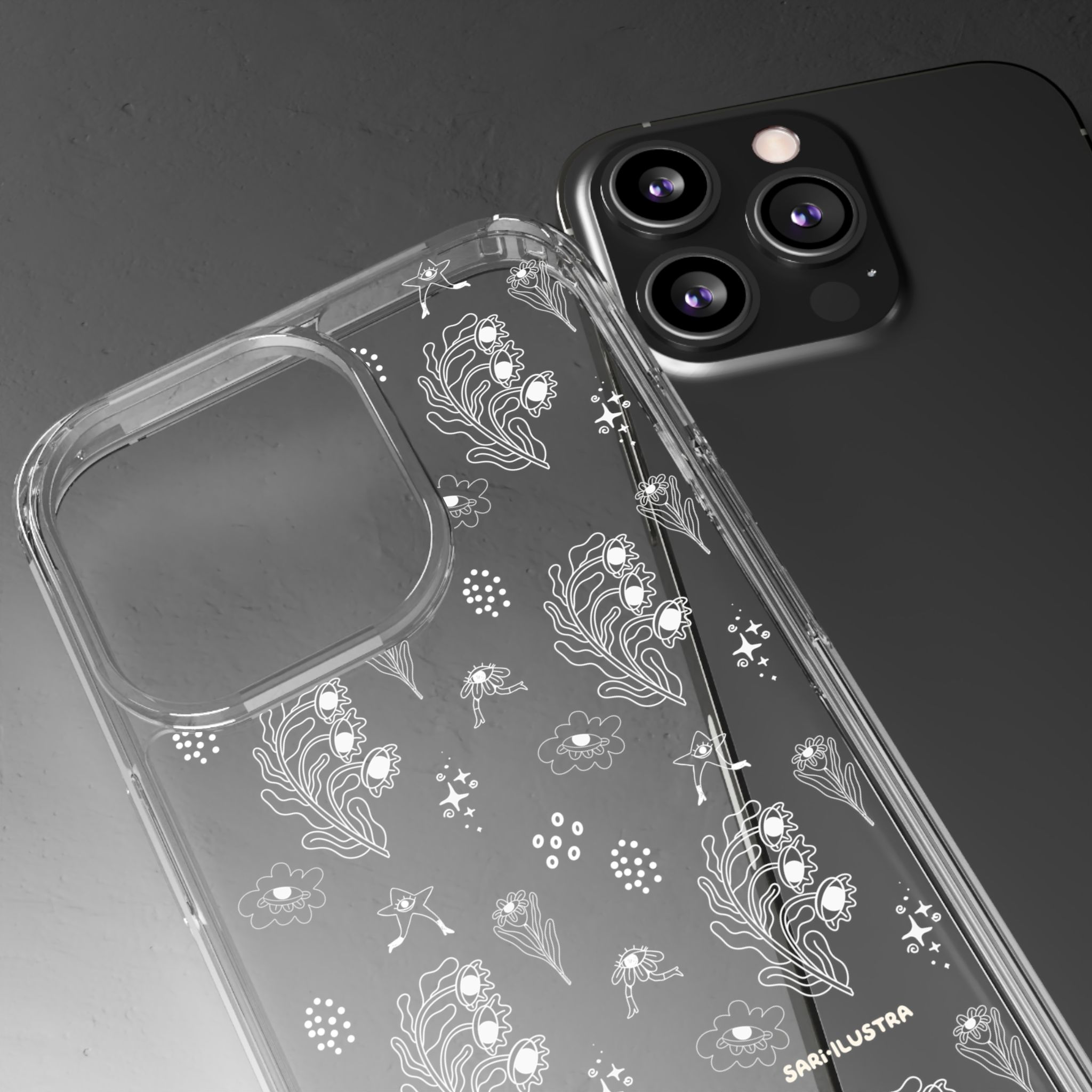 Funda Transparente  Flor Surrealista: imagen 8