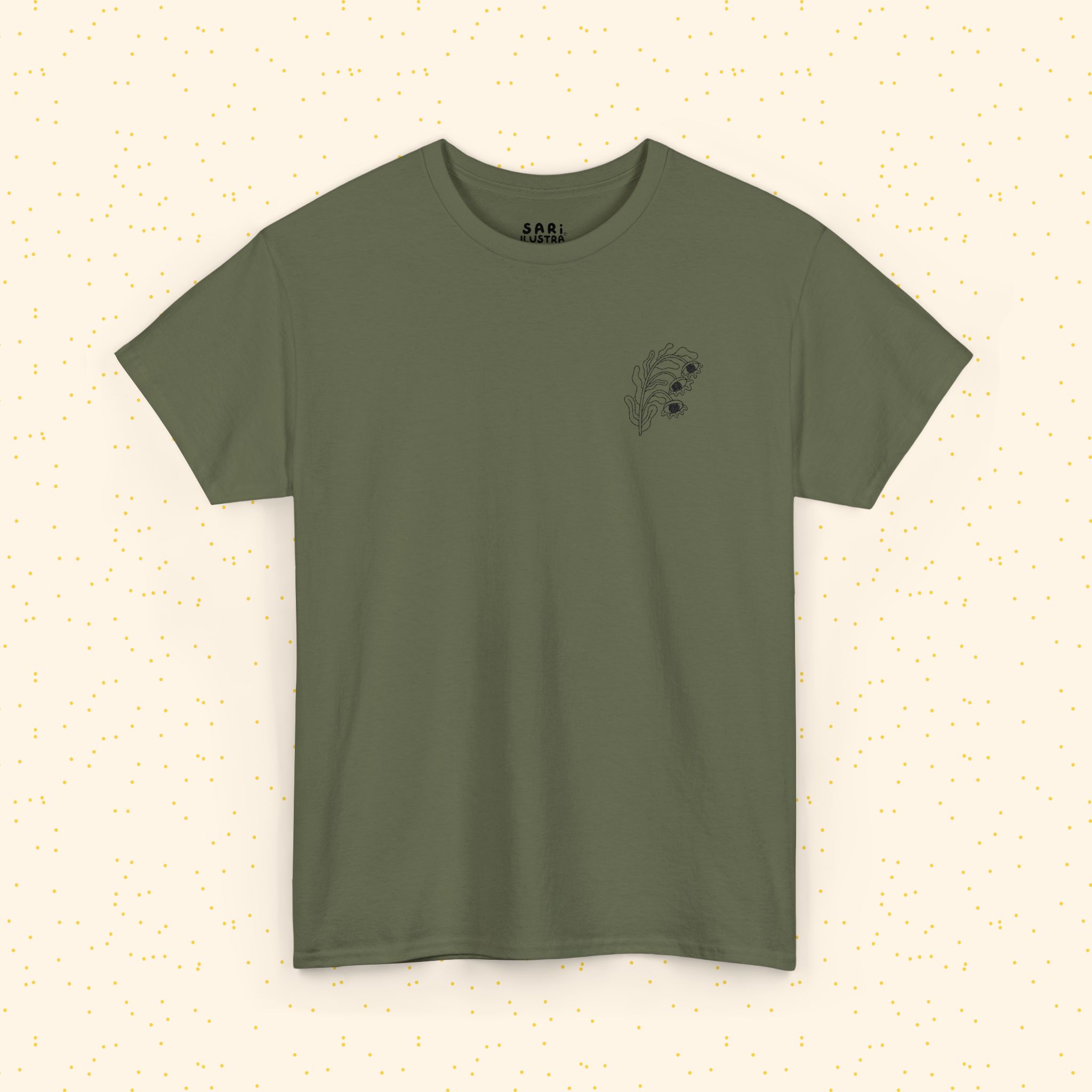 Playera de Algodón Flor Surrealista: imagen 17