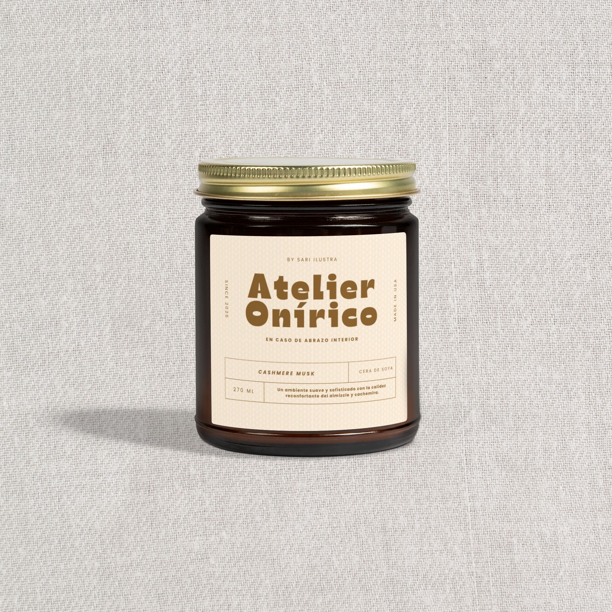 Vela Atelier Onírico Aroma Cashmere Musk: imagen 10