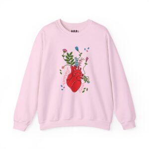Sudadera con Diseño de Corazon Florecer y Sanar: imagen 11