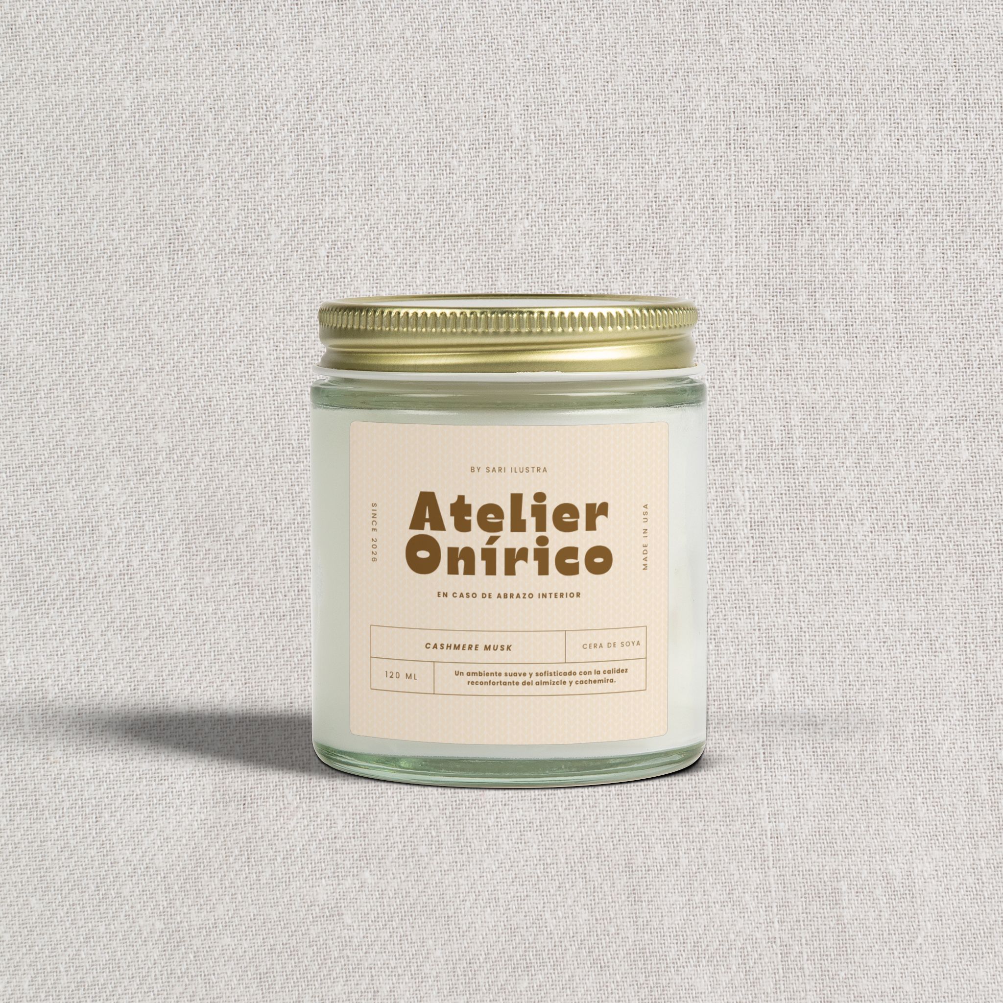 Vela Atelier Onírico Aroma Cashmere Musk: imagen 1