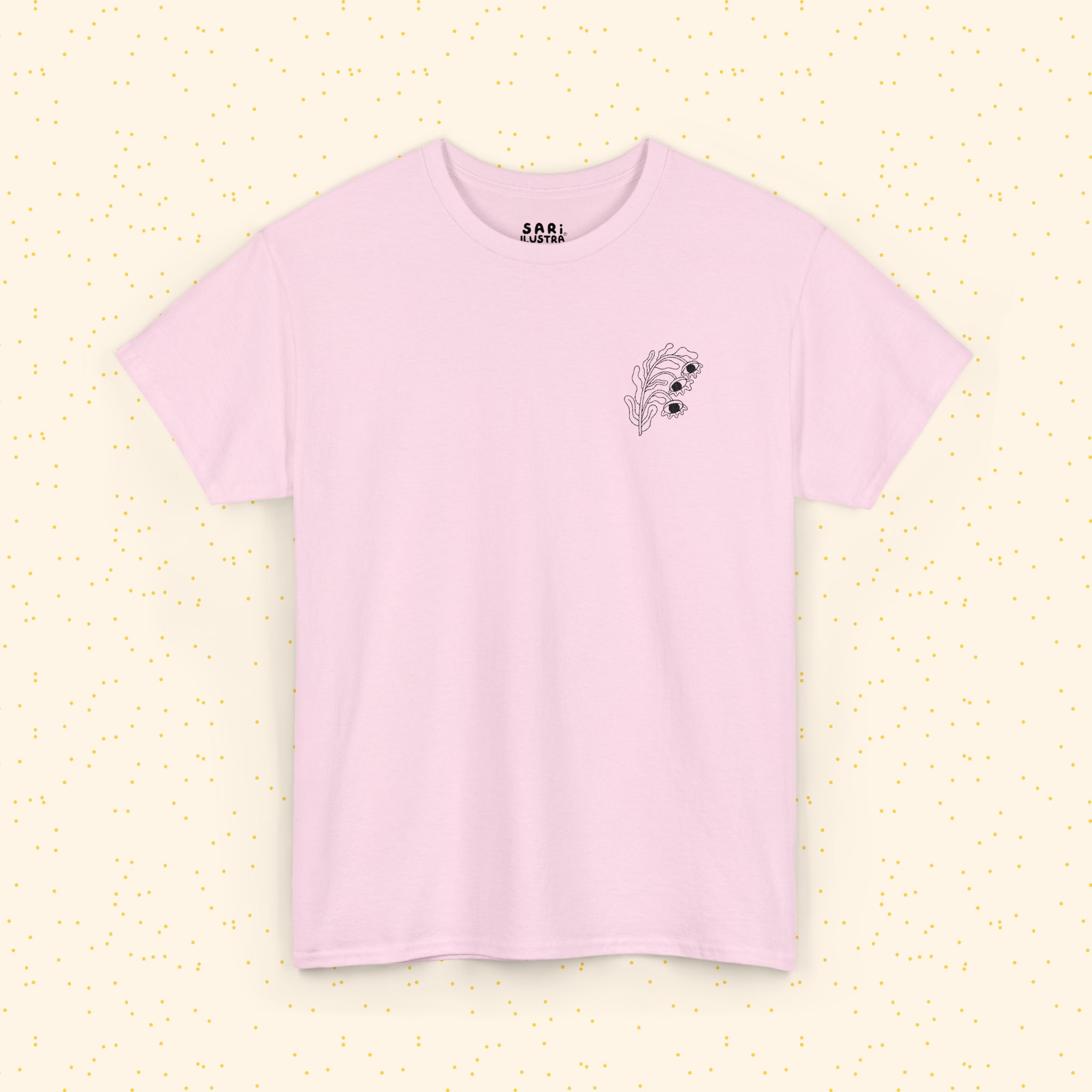 Playera de Algodón Flor Surrealista: imagen 29