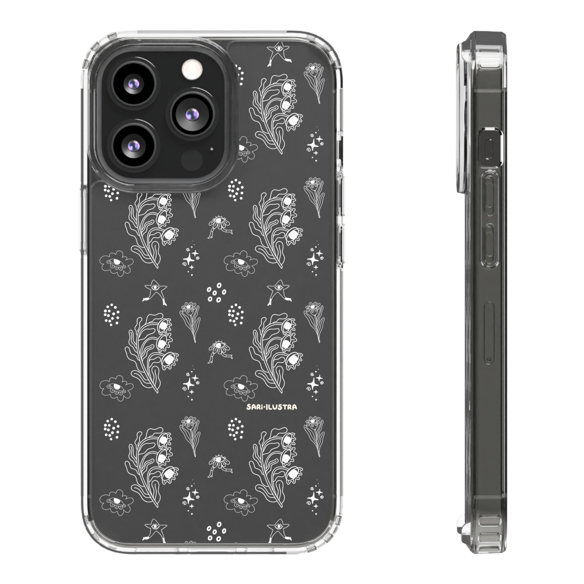 Funda Transparente  Flor Surrealista: imagen 7