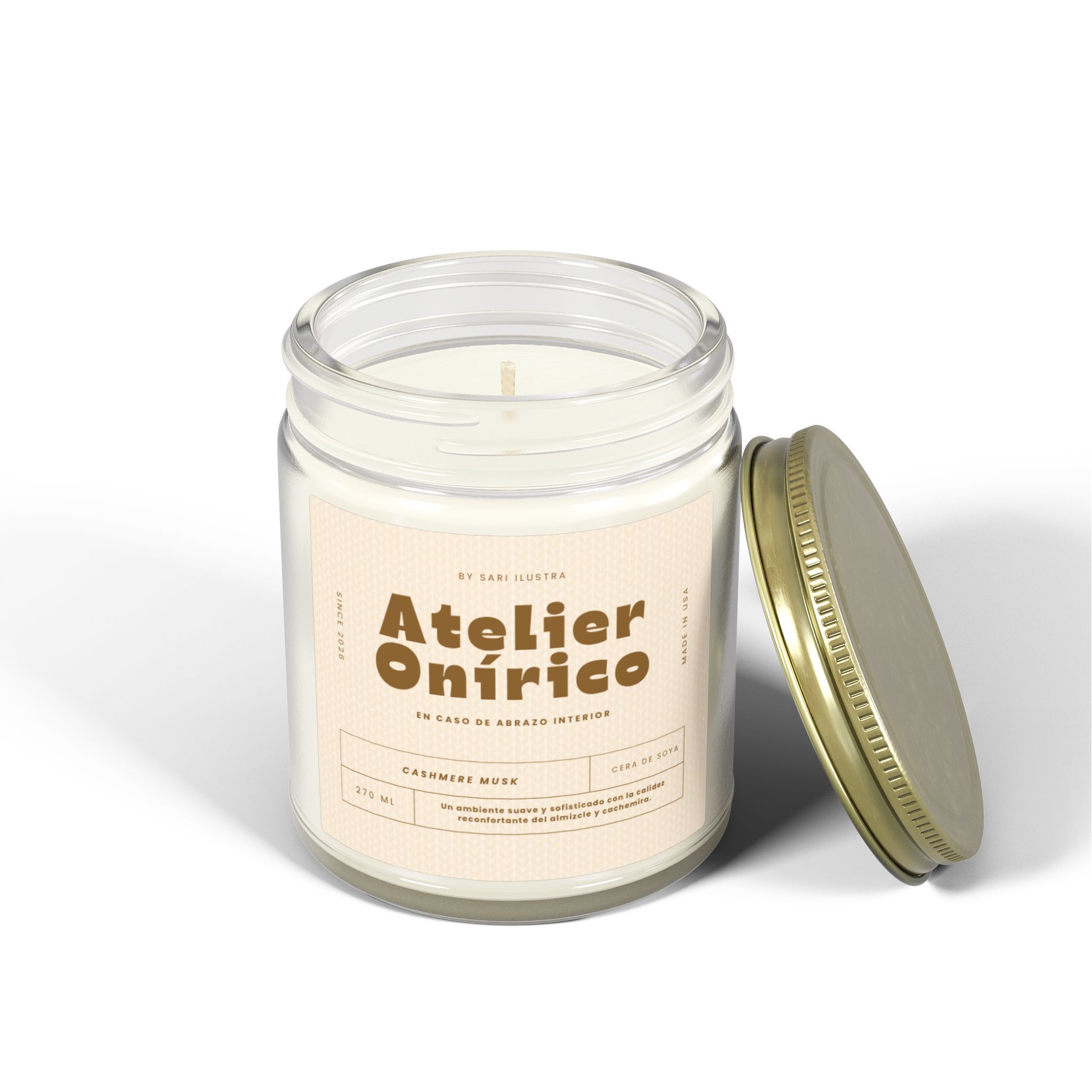Vela Atelier Onírico Aroma Cashmere Musk: imagen 5