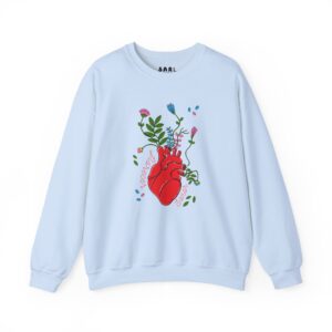 Sudadera con Diseño de Corazon Florecer y Sanar: imagen 9