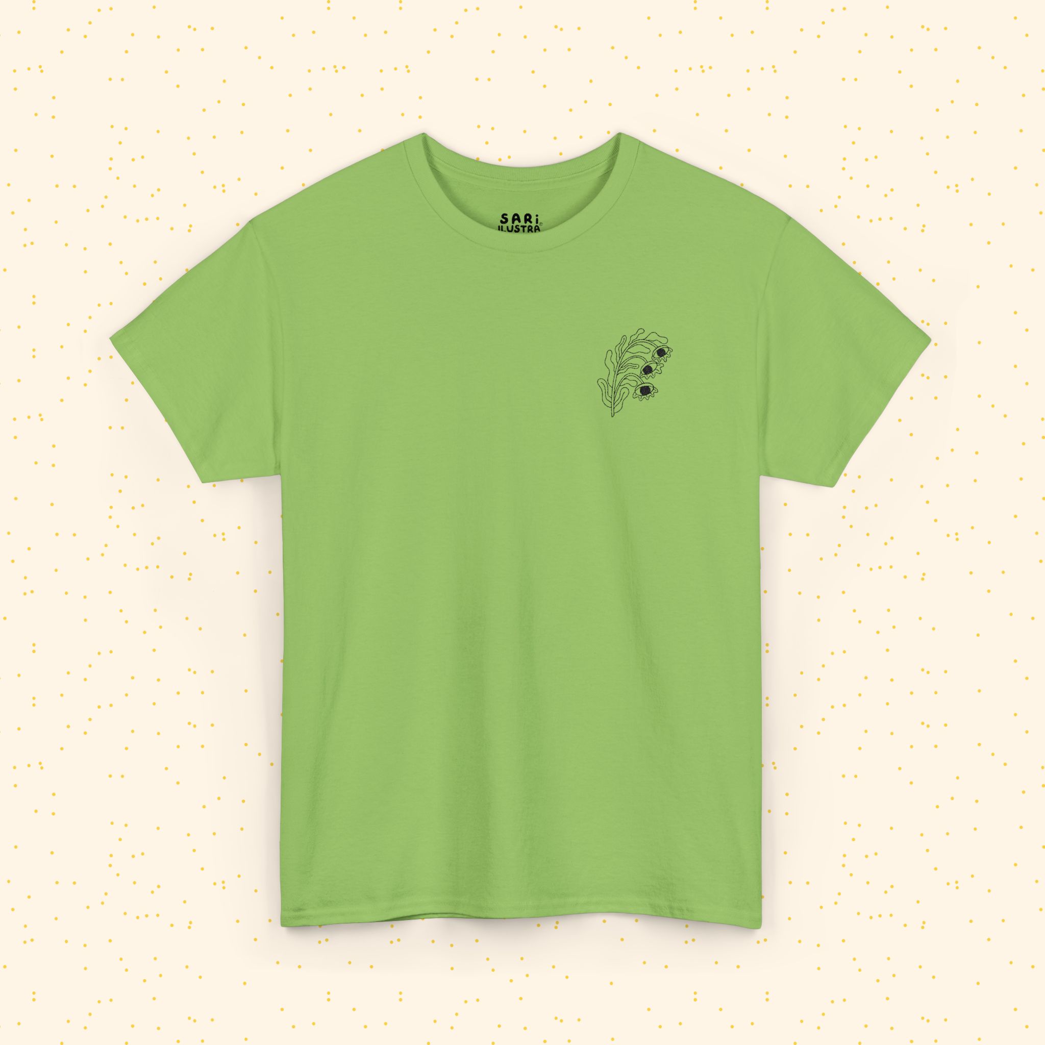 Playera de Algodón Flor Surrealista: imagen 20