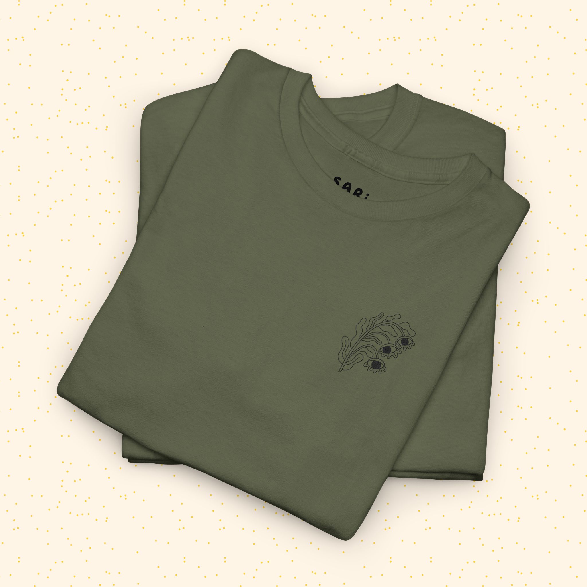 Playera de Algodón Flor Surrealista: imagen 18
