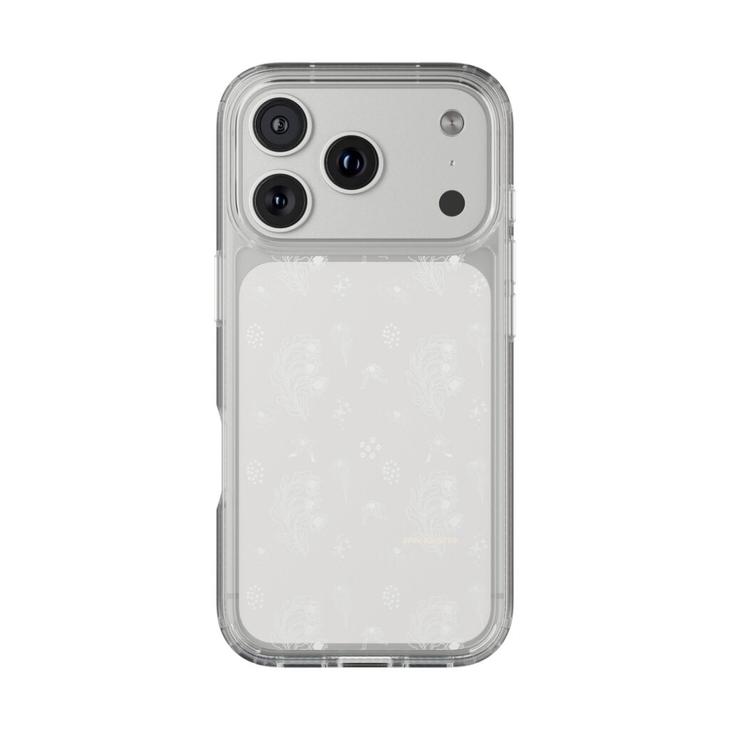Funda Transparente  Flor Surrealista
