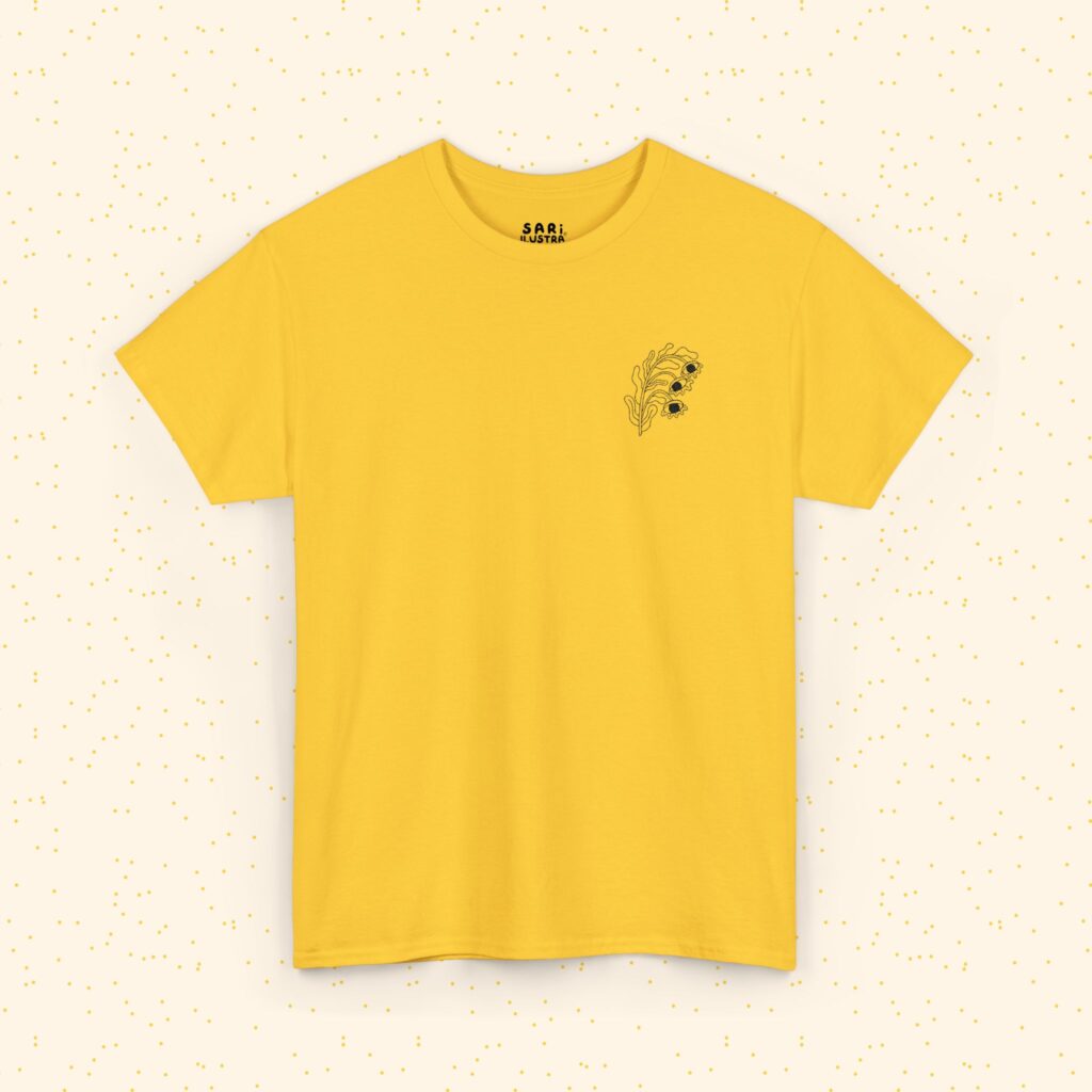 Playera de Algodón Flor Surrealista