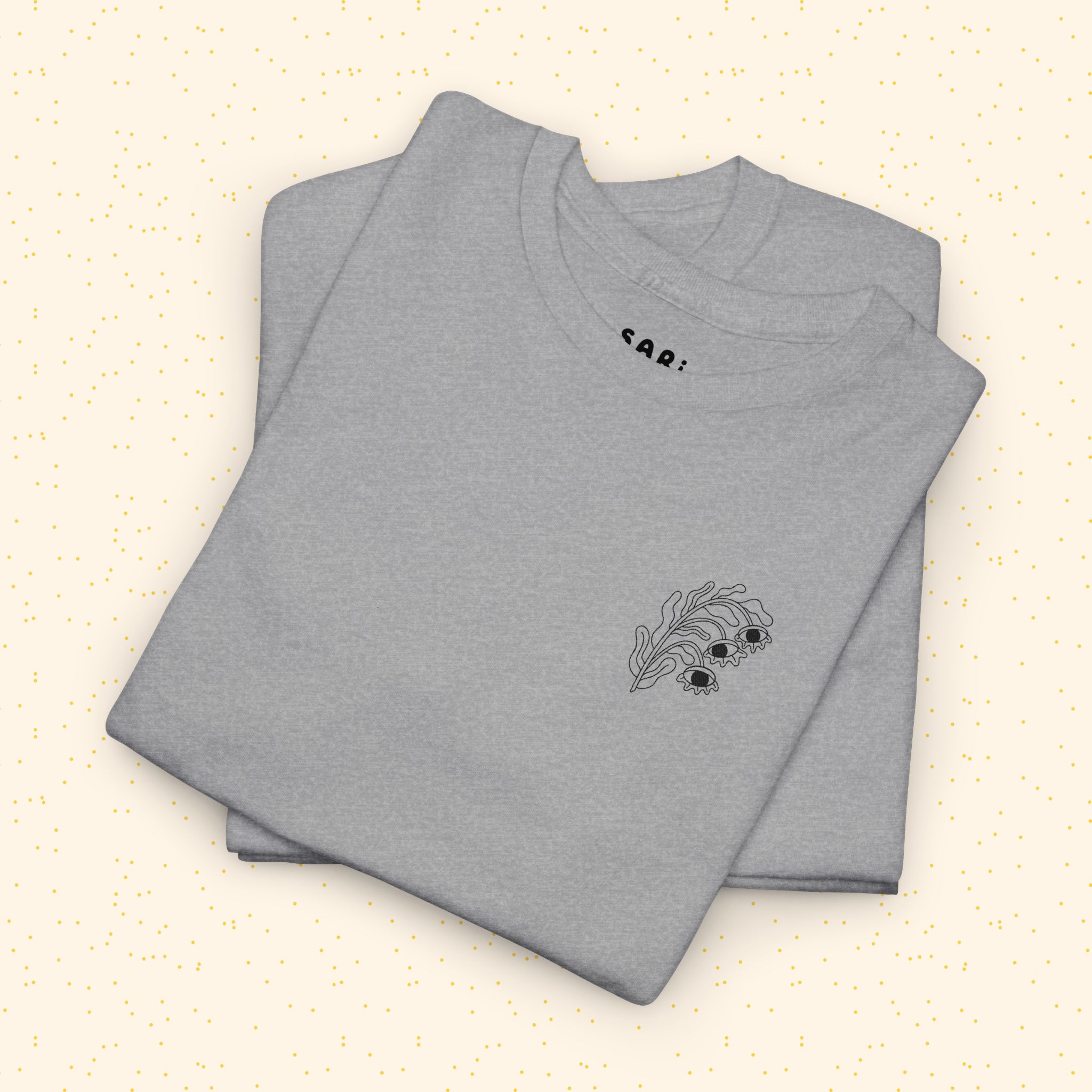Playera de Algodón Flor Surrealista: imagen 12