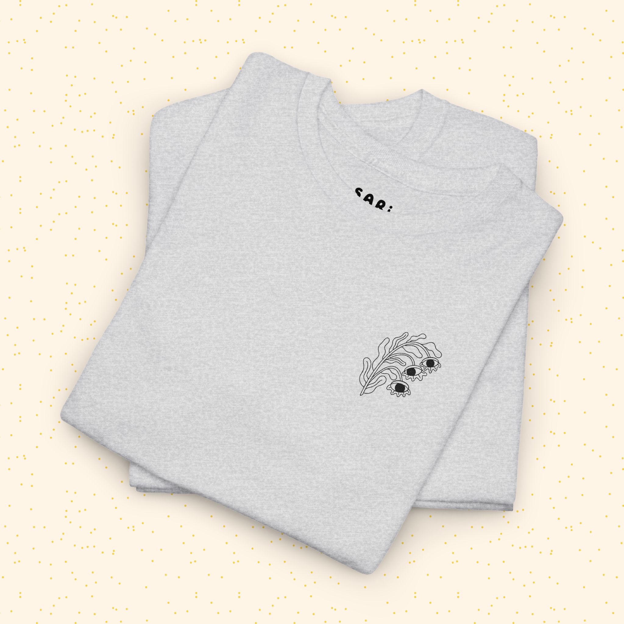 Playera de Algodón Flor Surrealista: imagen 6