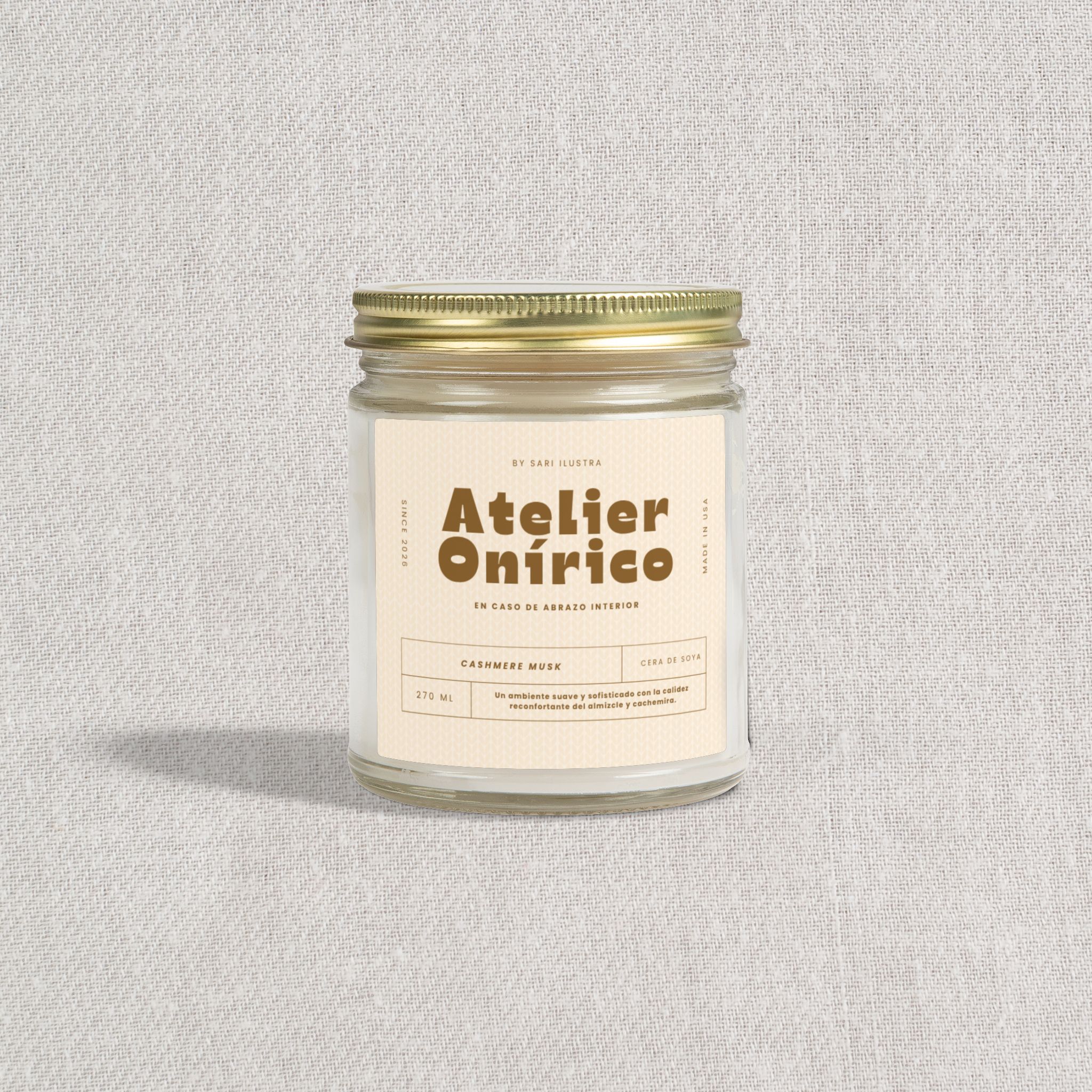 Vela Atelier Onírico Aroma Cashmere Musk: imagen 4
